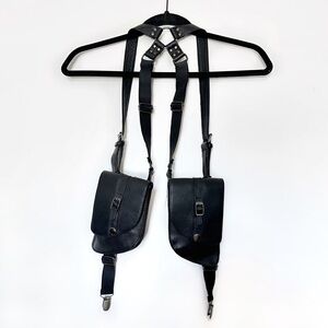 SKINGRAFT Suspender Bag in Black